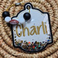 Glitter Bag Tag Emb...